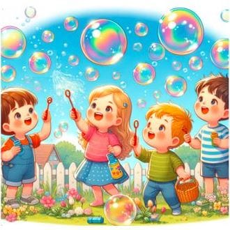 Muilo burbulai iliustracija