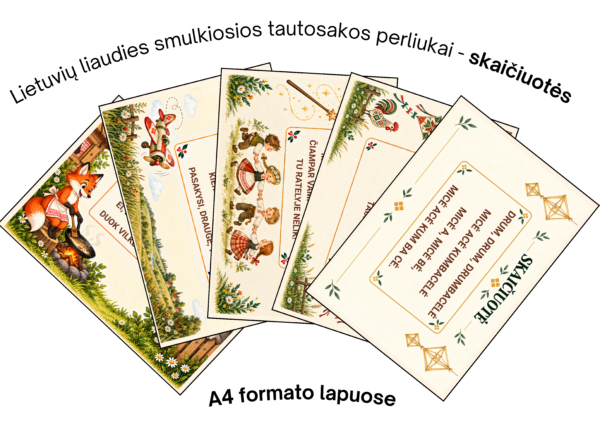 po vieną lape