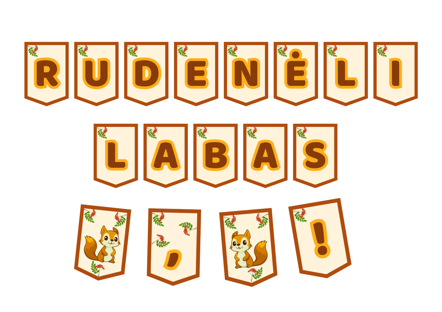 Labas Rugseji Raides Užrašas